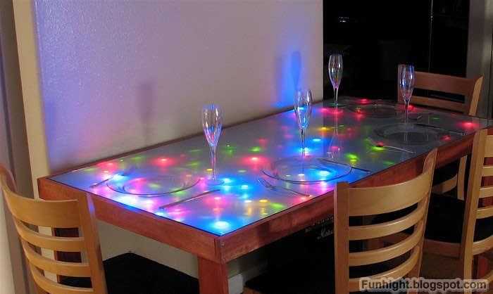 diy led table