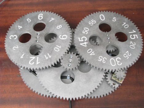 Antique Wooden Gear Clock